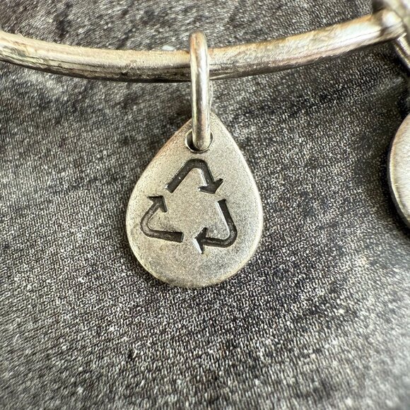 Blessed Bond Alex and Ani Goddaughter Charm Bracelet in Rafaelian Silver 2014 Se - Picture 9 of 14